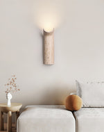 Cove Rise Travertine Wall Sconce – Modern Organic Wall Light