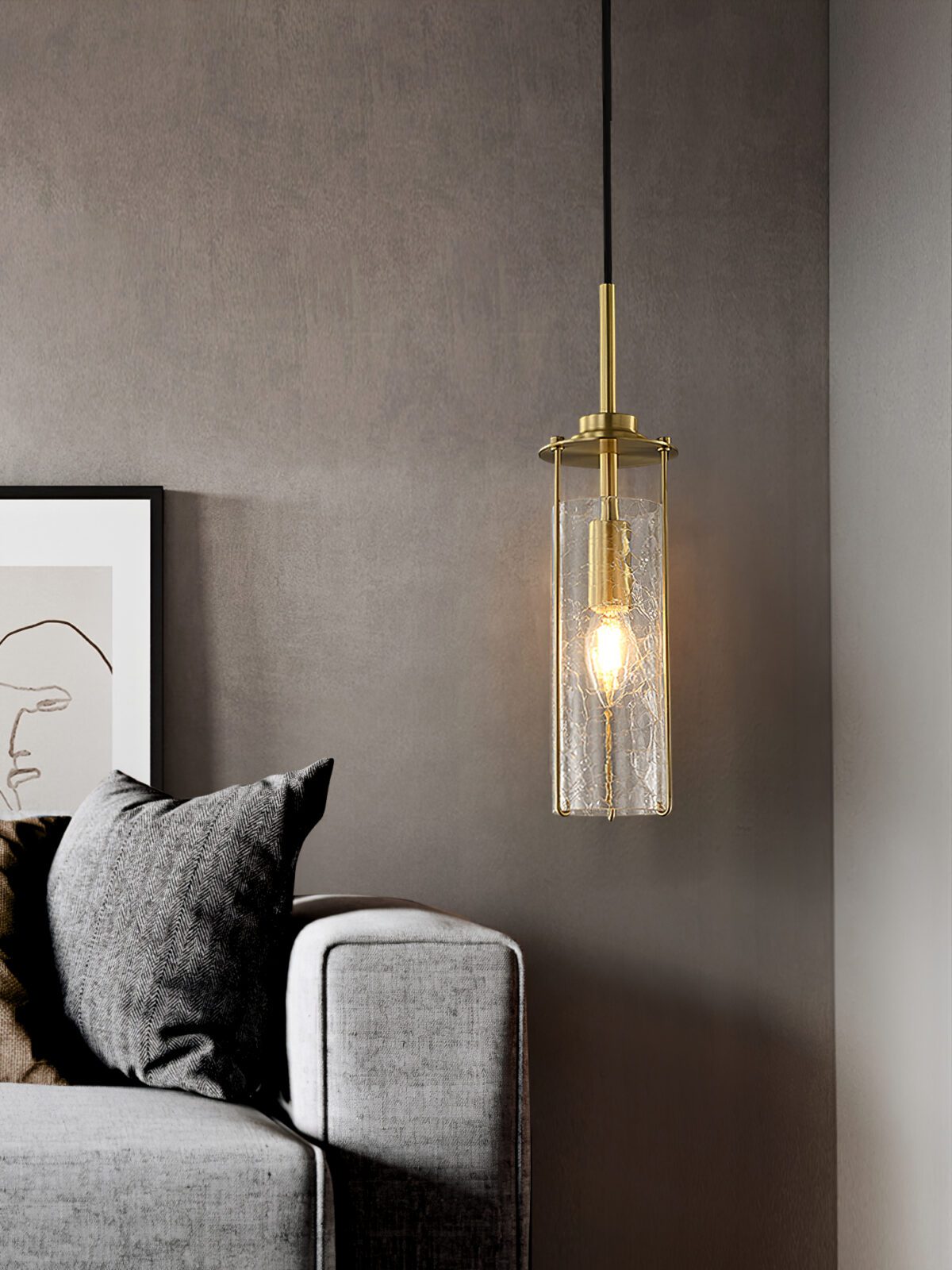 Crack Pendant Light