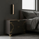 Cradled Alabaster Wall Sconce in Aged Gold | Modern LED Wall Light