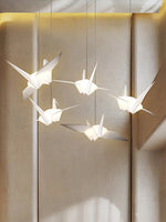 Crane Flock Modern LED Pendant Light for Dining Room and Living Space