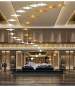 Crane Flock Modern LED Pendant Light for Dining Room and Living Space