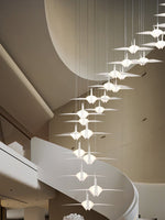 Crane Flock Modern LED Pendant Light for Dining Room and Living Space