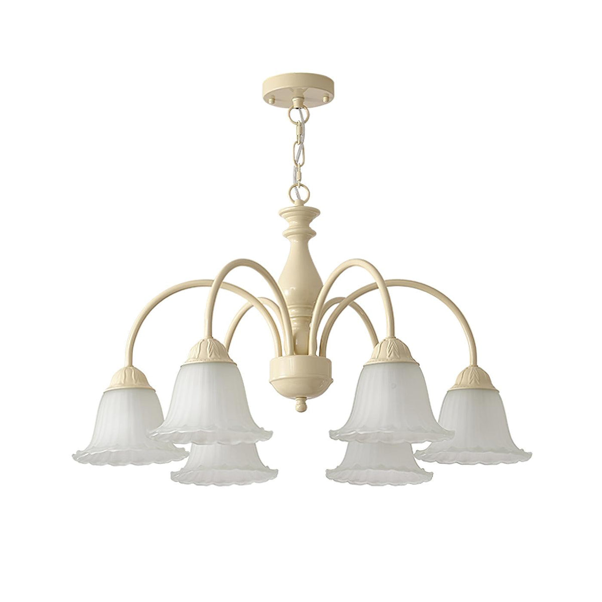 cream-flower-chandelier