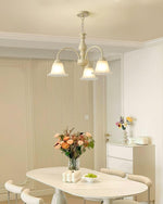 cream-flower-chandelier