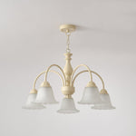 cream-flower-chandelier