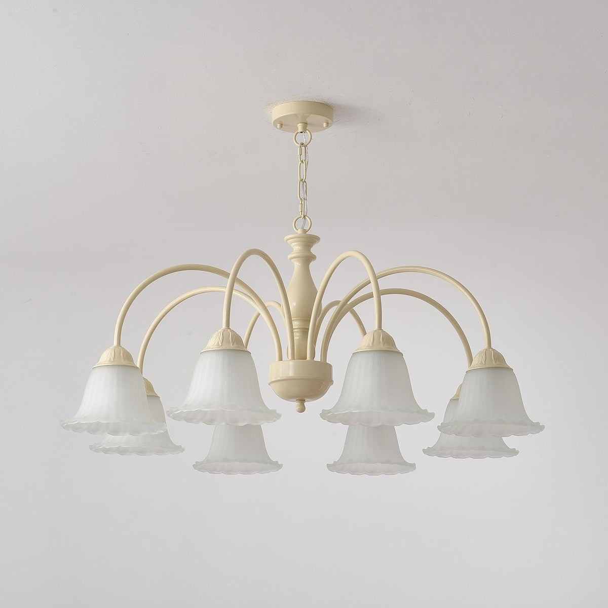 cream-flower-chandelier