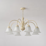 cream-flower-chandelier