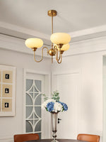 Creamy Persimmon Chandelier - ailampplus