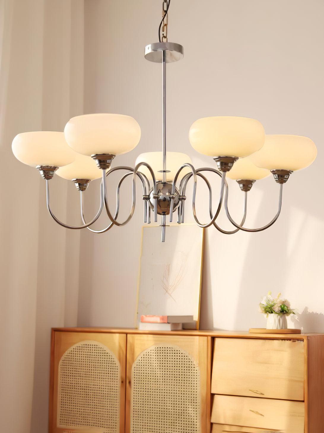 Creamy Persimmon Chandelier - ailampplus