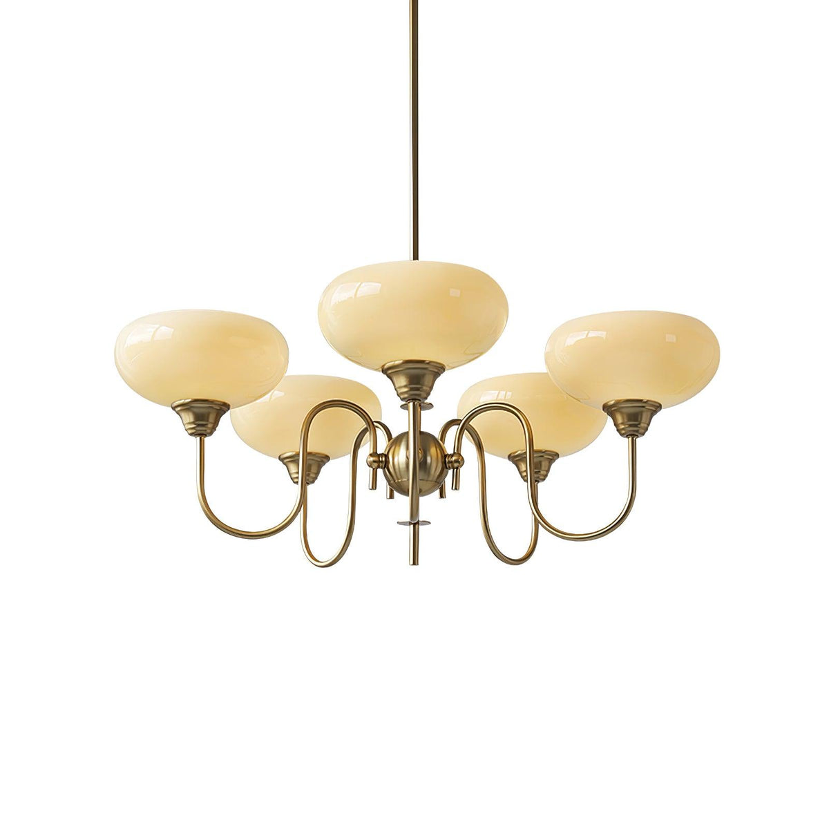 Creamy Persimmon Chandelier - ailampplus