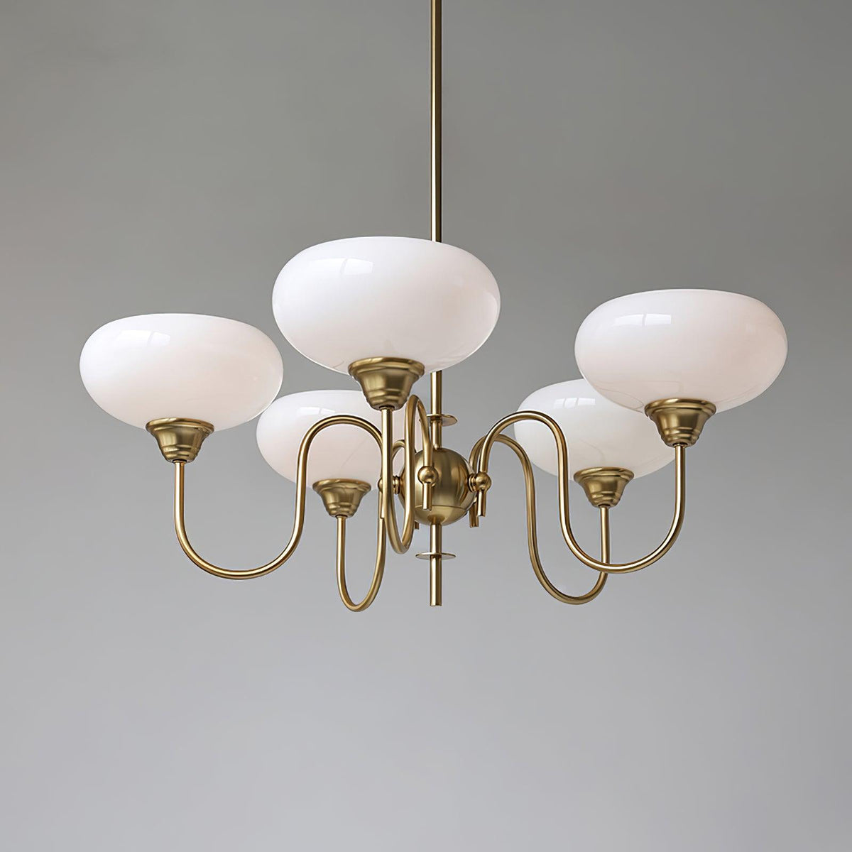 Creamy Persimmon Chandelier - ailampplus