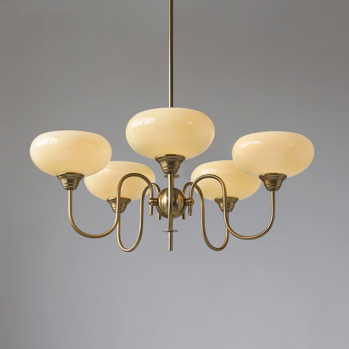 Creamy Persimmon Chandelier - ailampplus