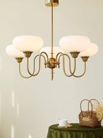 Creamy Persimmon Chandelier - ailampplus