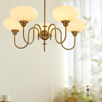 Creamy Persimmon Chandelier - ailampplus