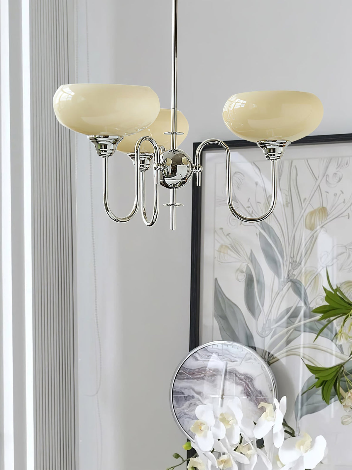 Creamy Persimmon Chandelier - ailampplus