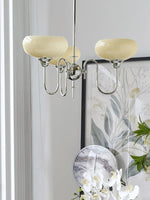 Creamy Persimmon Chandelier - ailampplus
