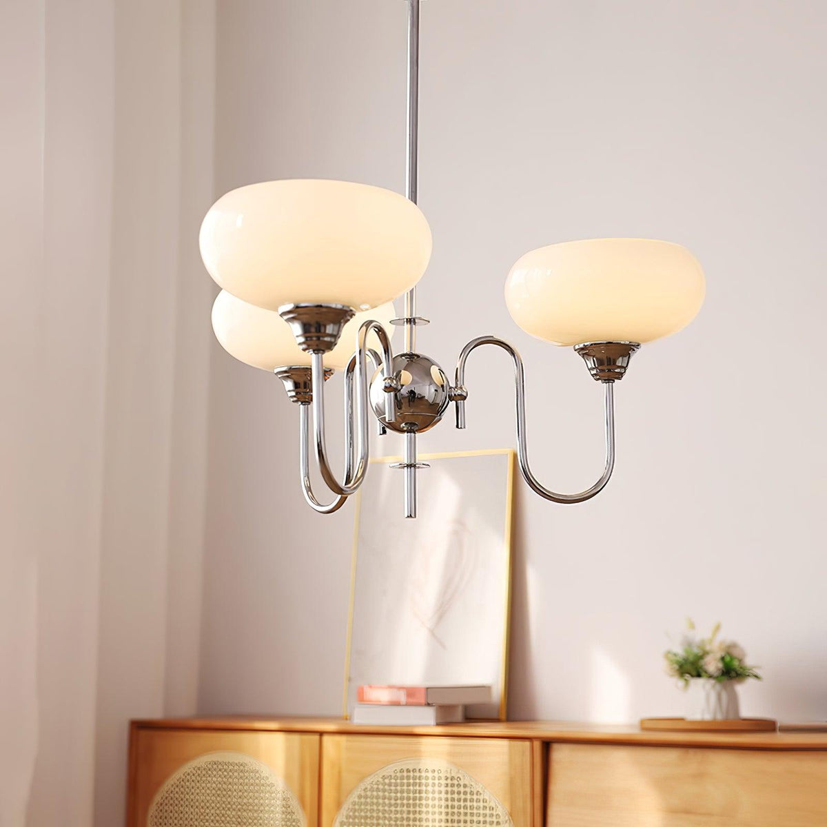 Creamy Persimmon Chandelier - ailampplus