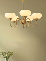 Creamy Persimmon Chandelier - ailampplus