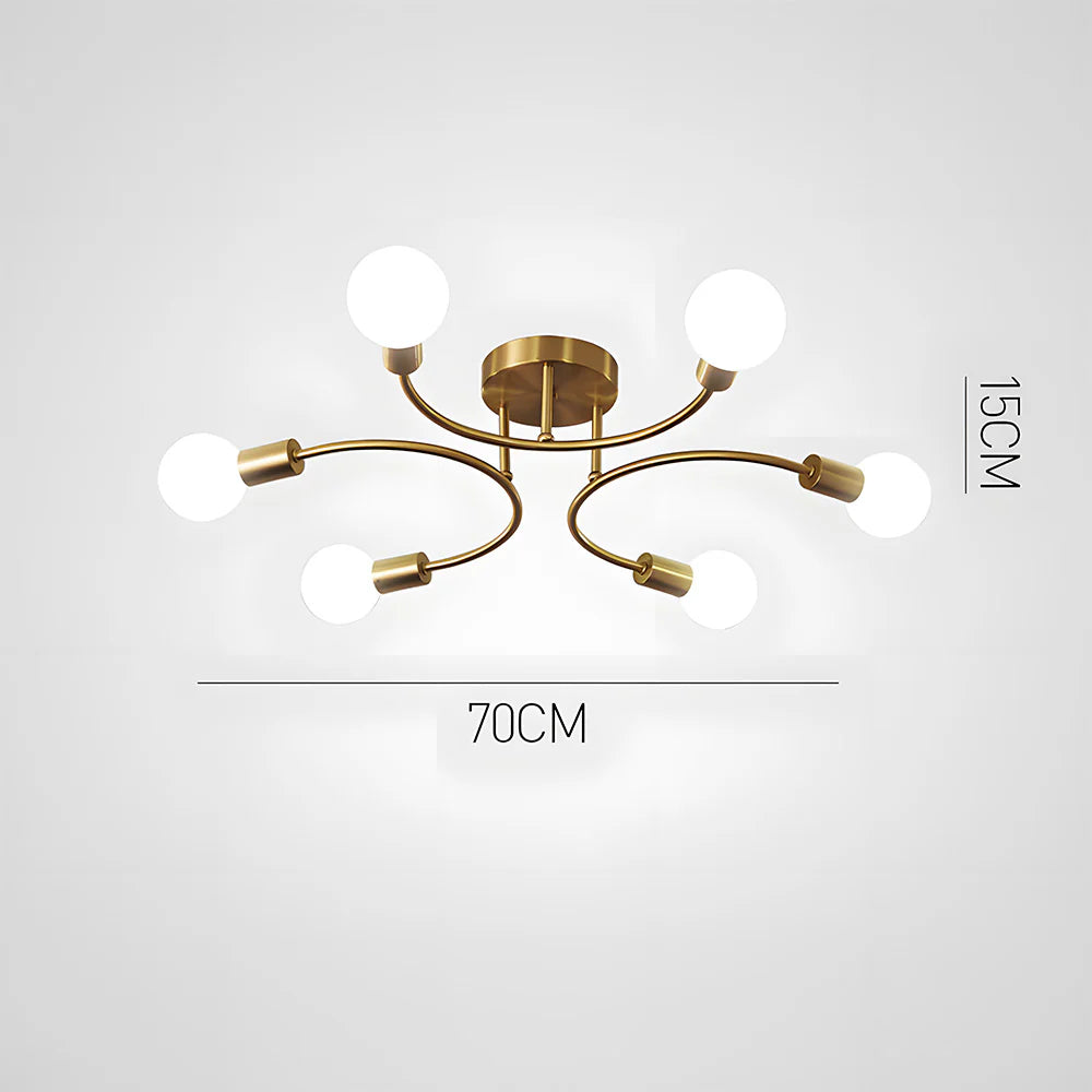 Modern Creative Multi Bulb Ceiling Light