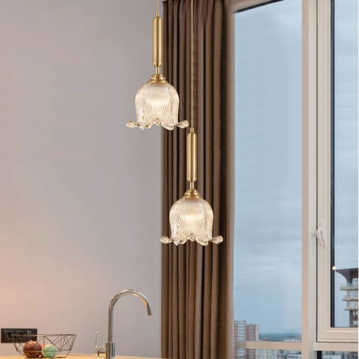 Creative Floral Pendant Lamp
