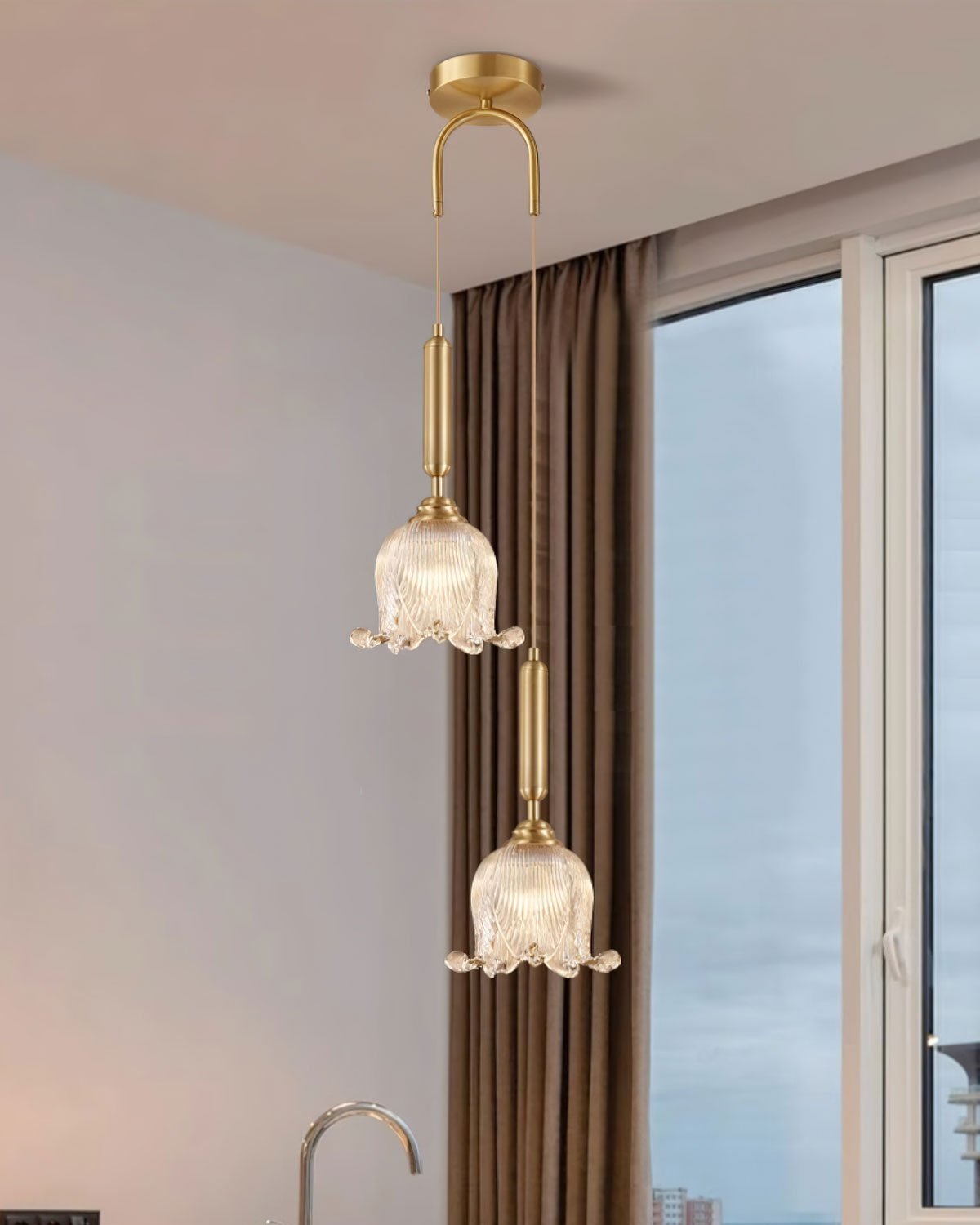Creative Floral Pendant Lamp