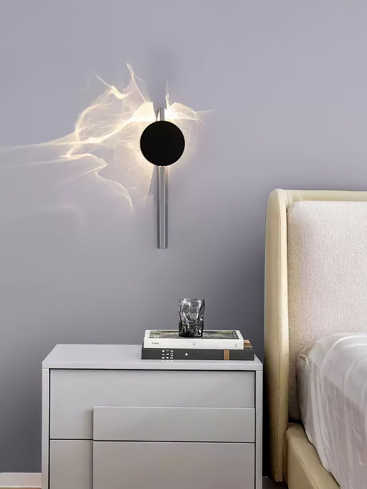 Lumin Wave Duo Wall Sconce – Modern LED Wall Lamp for Bedroom & Living Room
