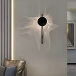 Kinetic Shadow Wall Lamp – Chrome LED Sconce with Sculptural Light Play