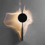 Kinetic Shadow Wall Lamp – Chrome LED Sconce with Sculptural Light Play