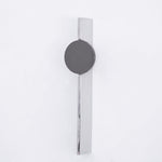 Kinetic Shadow Wall Lamp – Chrome LED Sconce with Sculptural Light Play