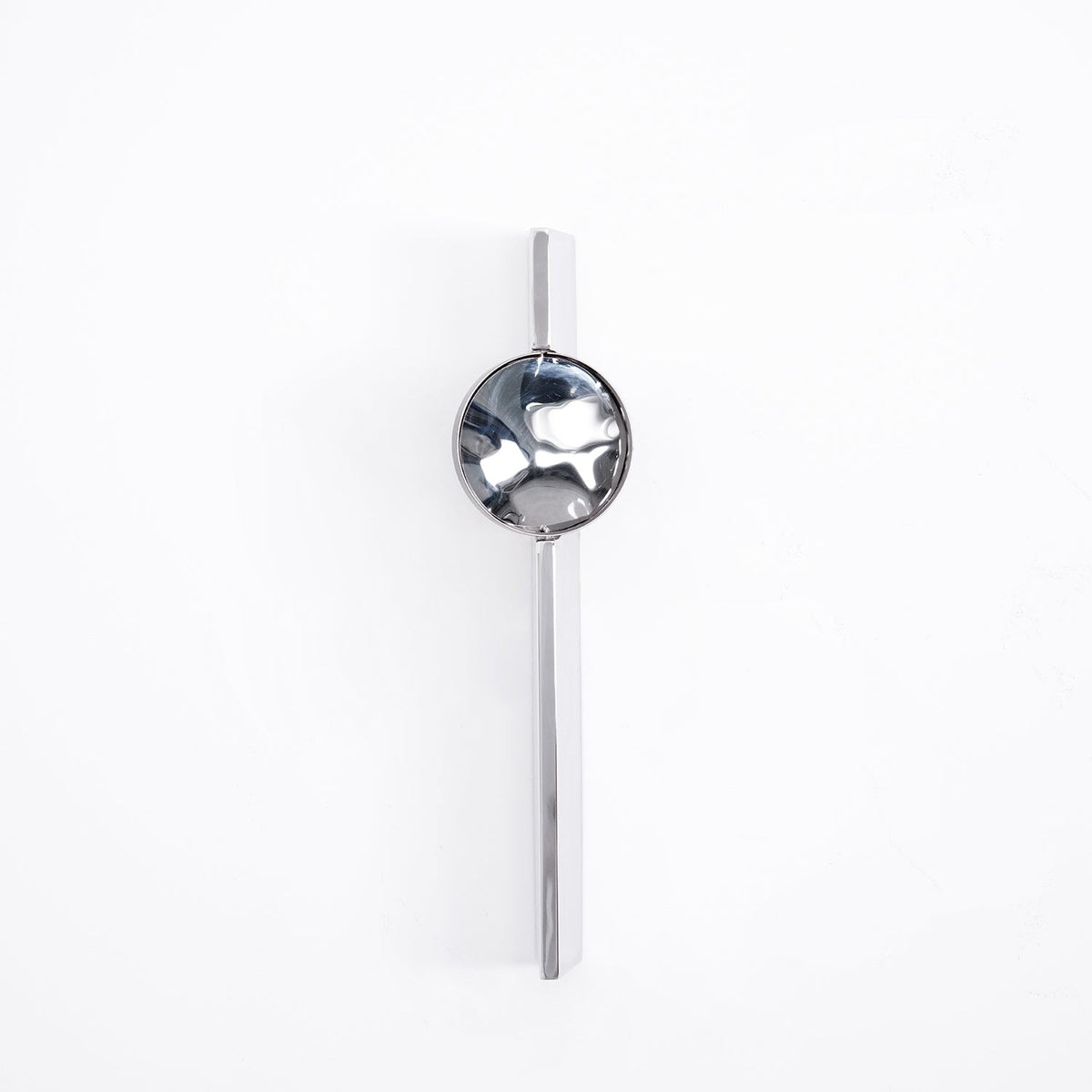 Kinetic Shadow Wall Lamp – Chrome LED Sconce with Sculptural Light Play