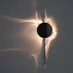 Kinetic Shadow Wall Lamp – Chrome LED Sconce with Sculptural Light Play
