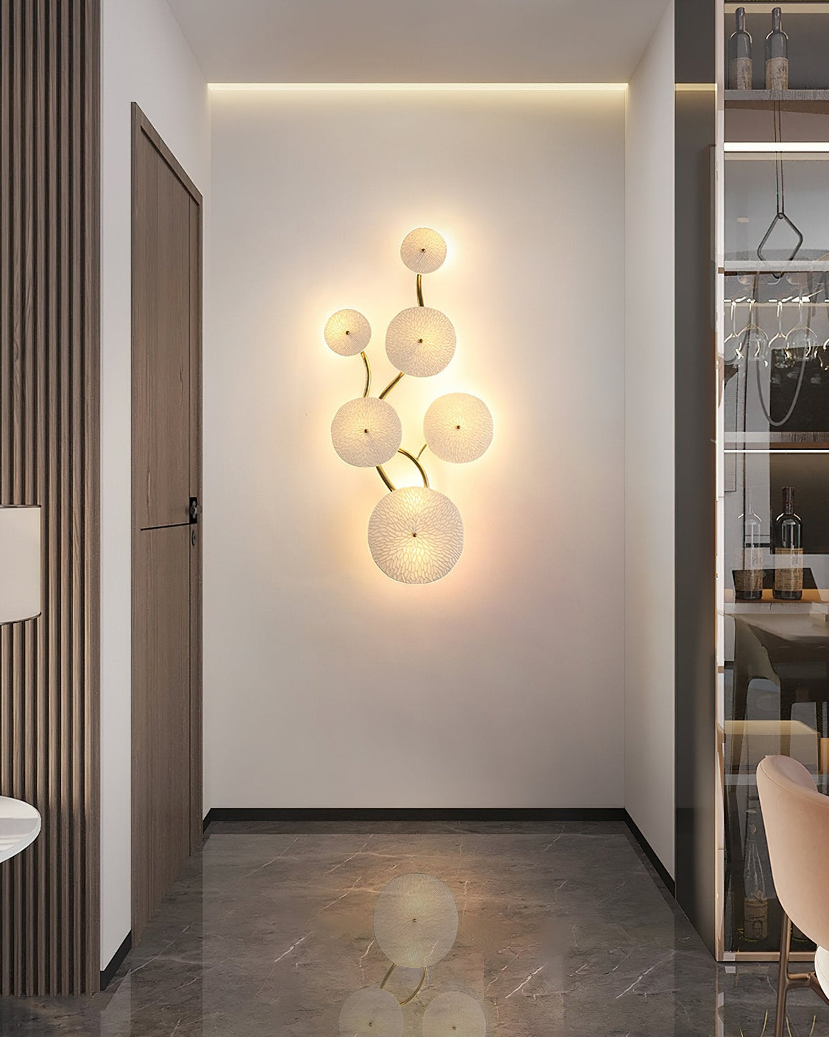 Creative Lotus Leaf Wall Lamp