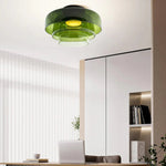Iwhd 6W Amber Glass Led Pendant Lights Fixtures Home Decor Bedroom Living Dining Room Nordic Modern Hanging Lamp Lamparas