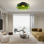 Iwhd 6W Amber Glass Led Pendant Lights Fixtures Home Decor Bedroom Living Dining Room Nordic Modern Hanging Lamp Lamparas