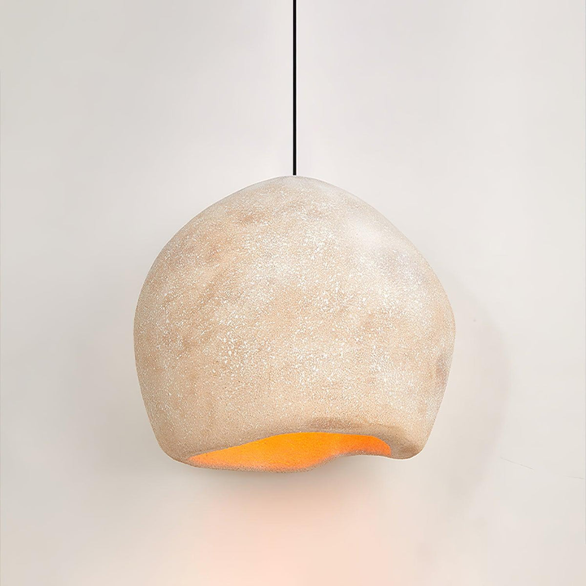 Crete Modern Pendant Light – Sculptural Cream White Ceiling Lamp for Dining & Living Spaces