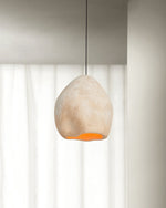 Crete Modern Pendant Light – Sculptural Cream White Ceiling Lamp for Dining & Living Spaces