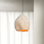 Crete Modern Pendant Light – Sculptural Cream White Ceiling Lamp for Dining & Living Spaces