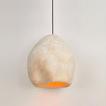 Crete Modern Pendant Light – Sculptural Cream White Ceiling Lamp for Dining & Living Spaces