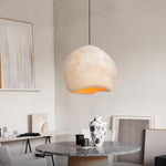 Crete Modern Pendant Light – Sculptural Cream White Ceiling Lamp for Dining & Living Spaces