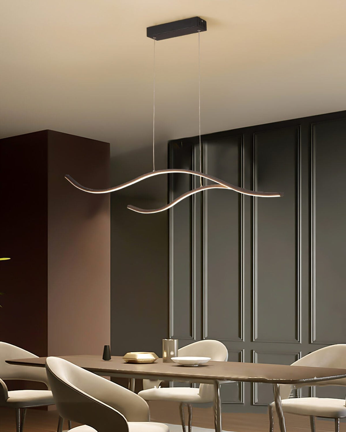 Crossing Waves LED Chandelier