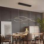 Crossing Waves LED Chandelier