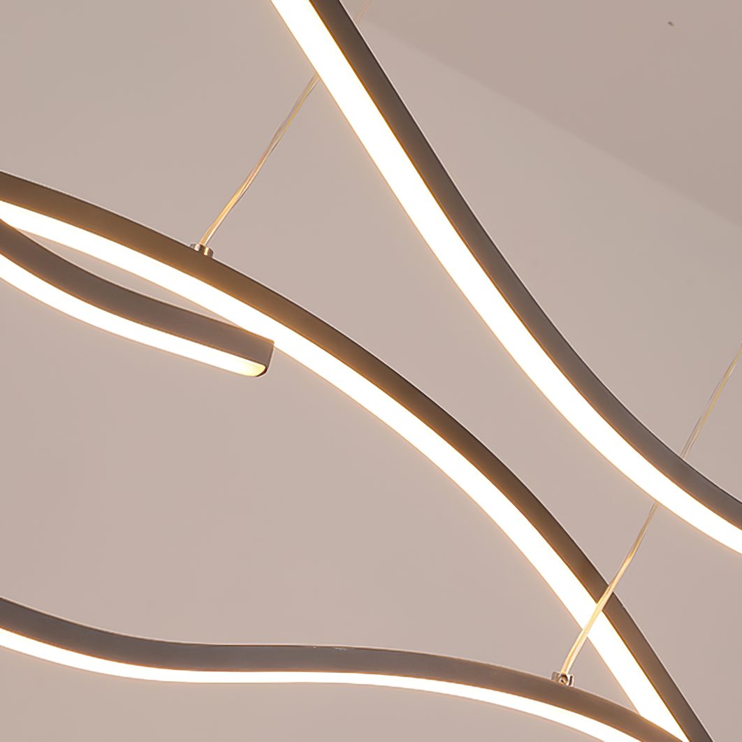 Crossing Waves LED Chandelier