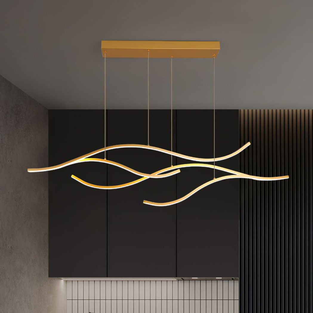 Crossing Waves LED Chandelier