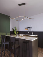 Crossing Waves LED Chandelier