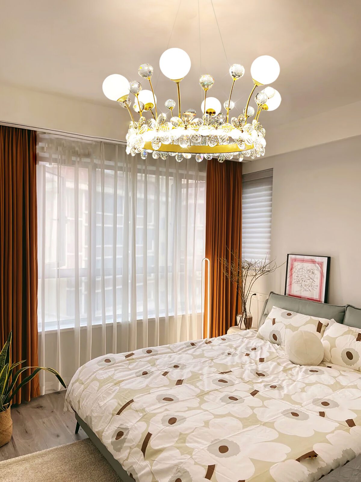 Crown Crystal Chandelier