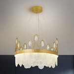 Crown Glass Crystal Chandelier