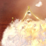 Crown Feather Pendant Light
