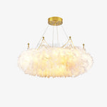Crown Feather Pendant Light