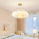 Crown Feather Pendant Light