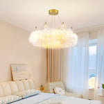Crown Feather Pendant Light